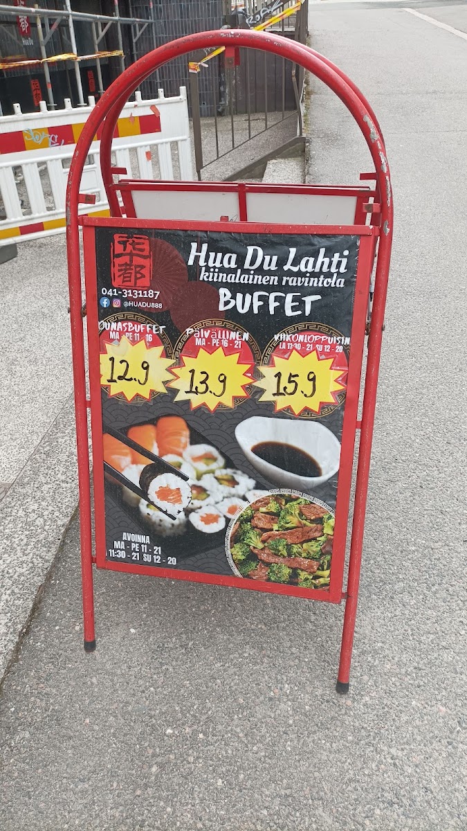 Menu Hua Du Kiinalainen Ravintola-4