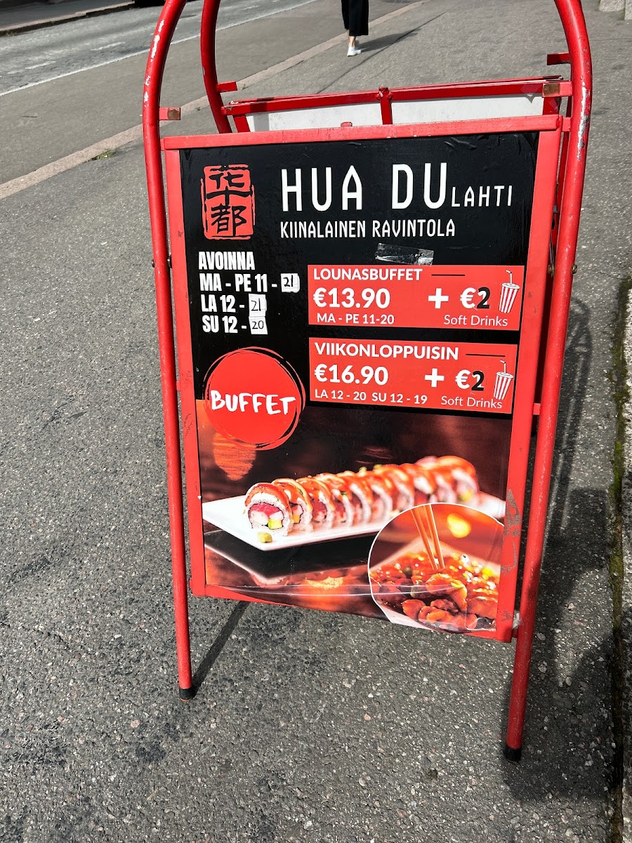 Menu Hua Du Kiinalainen Ravintola-5