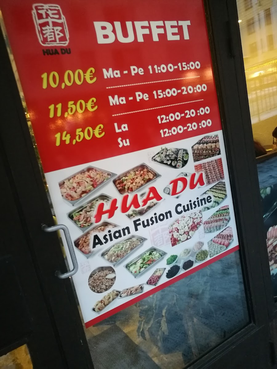 Menu Hua Du Kiinalainen Ravintola-6